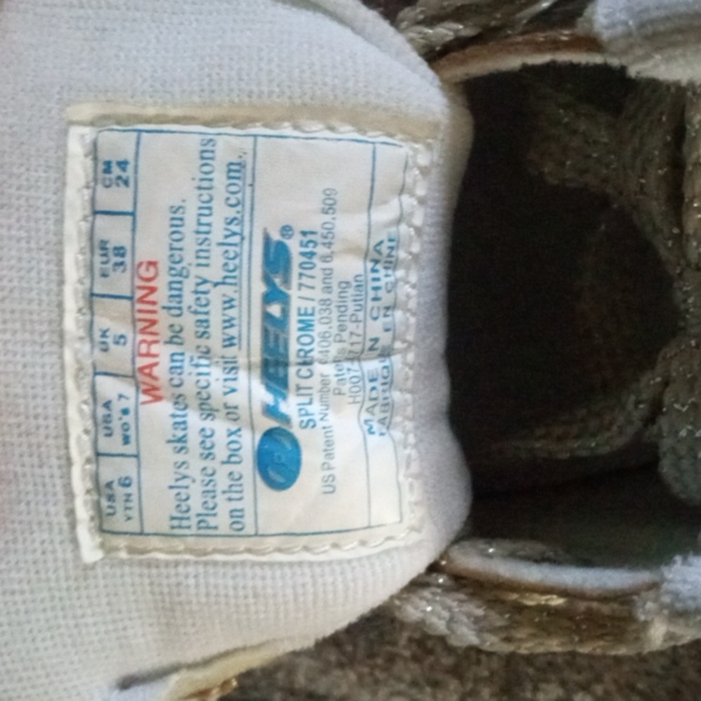 Split Chrome Heelys - image 3